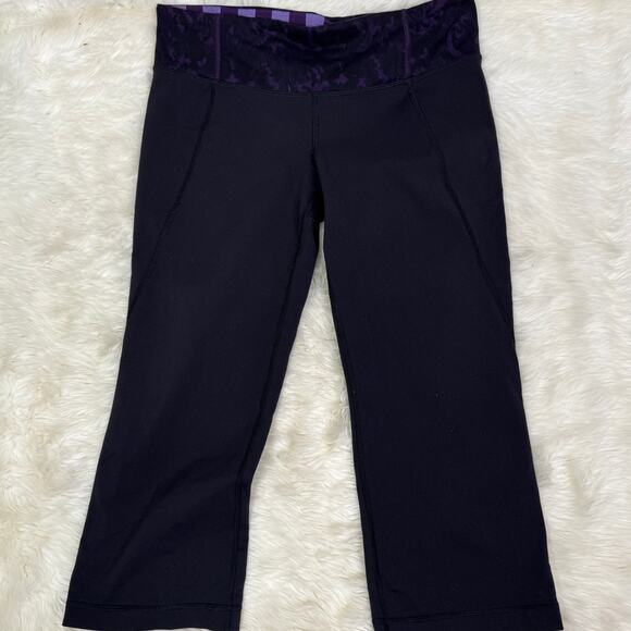 Lululemon Gather & Crow Crop Beautiful Baroque Deep - Picture 13 of 15